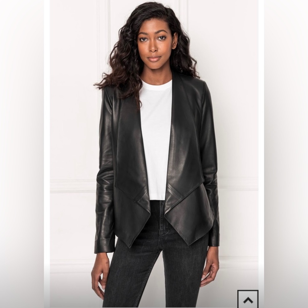 Lamarque Soft Lambskin leather jacket new with tags size small.